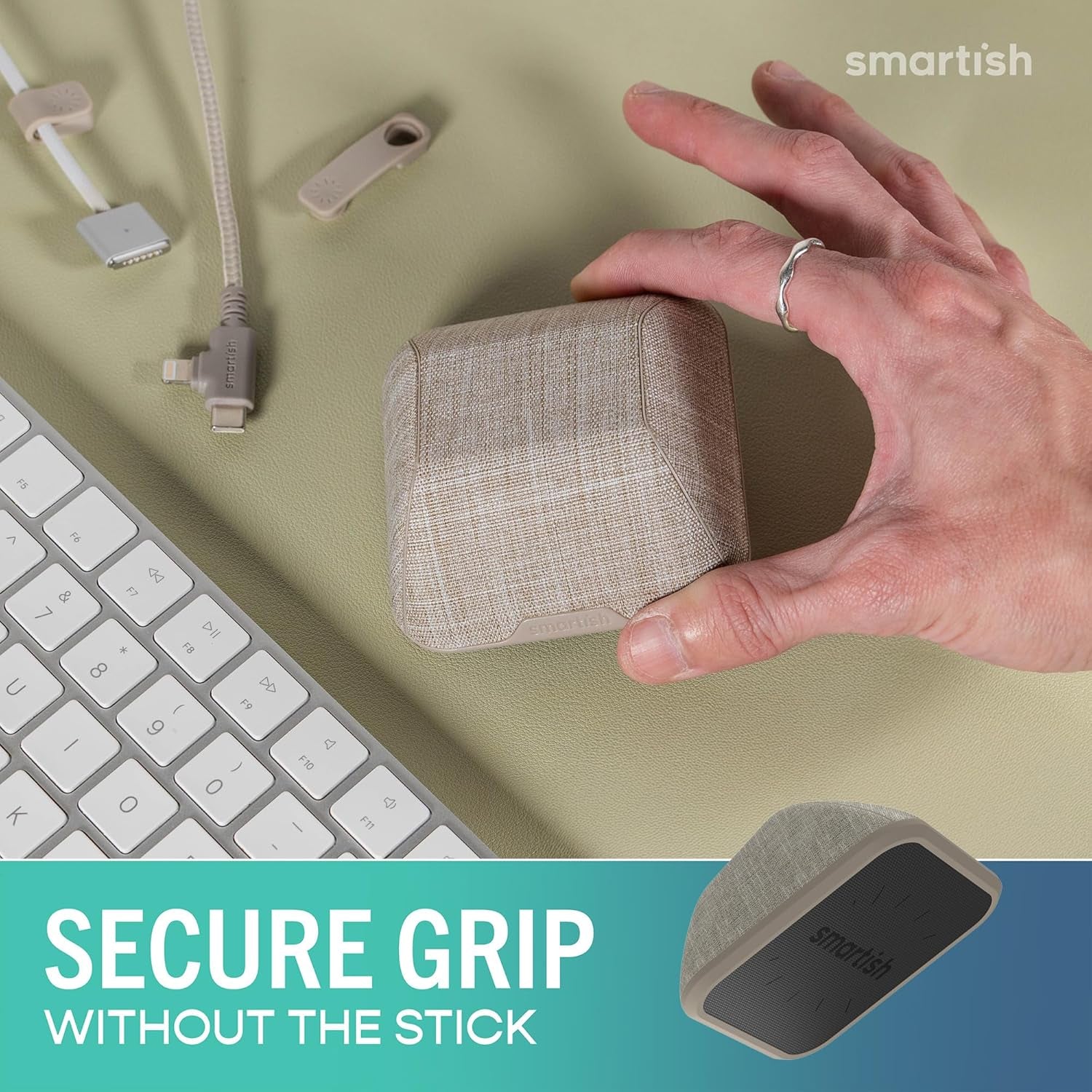 Magnetic Cord Holder - Lightly Toasted Beige
