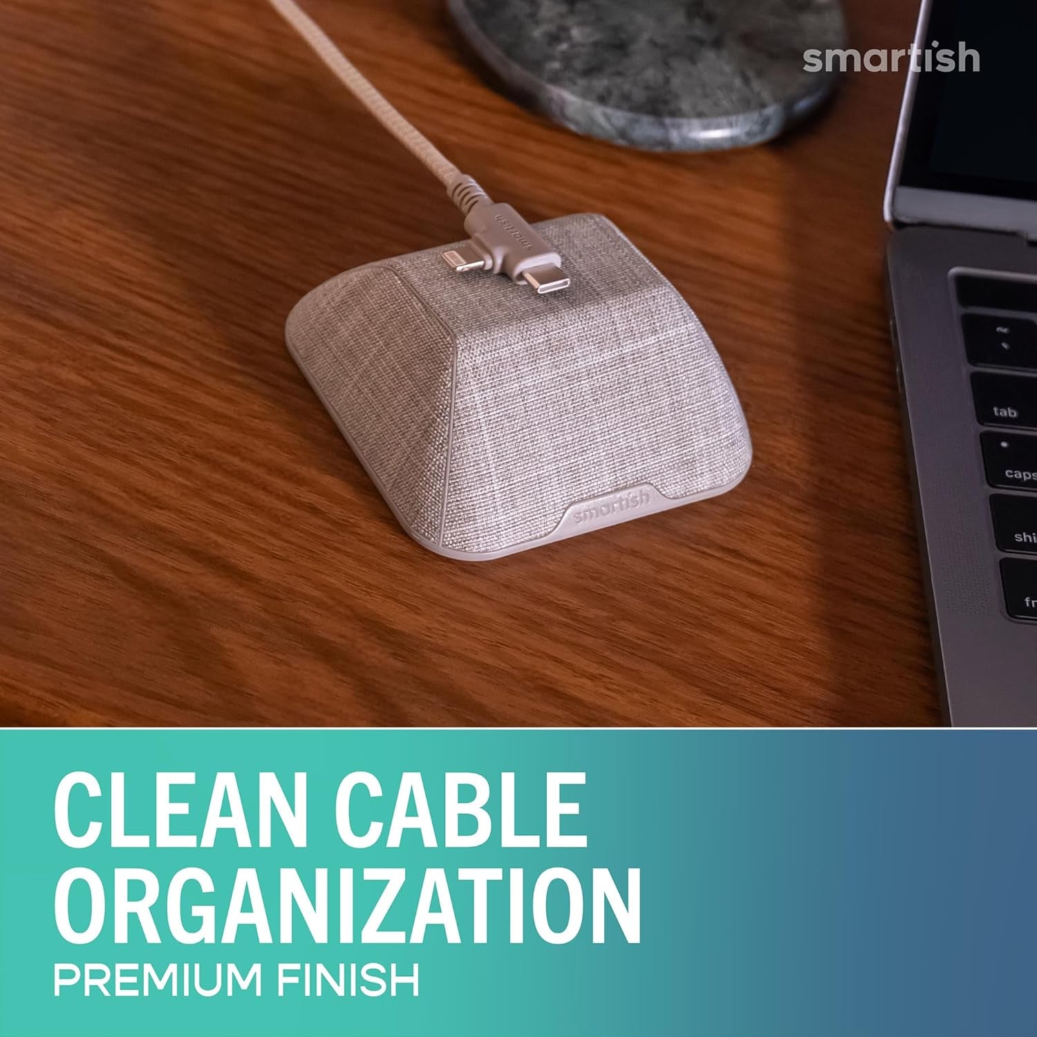 Magnetic Cord Holder - Lightly Toasted Beige