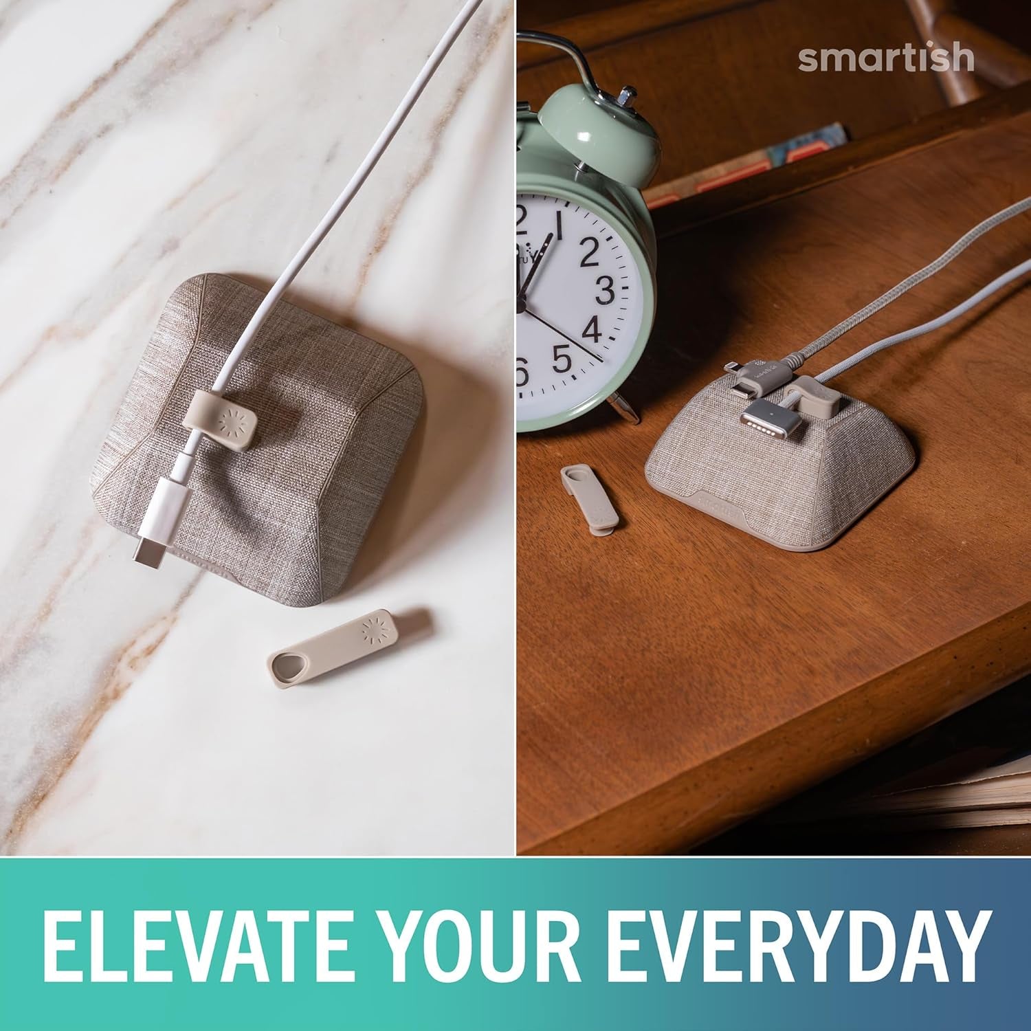 Magnetic Cord Holder - Lightly Toasted Beige